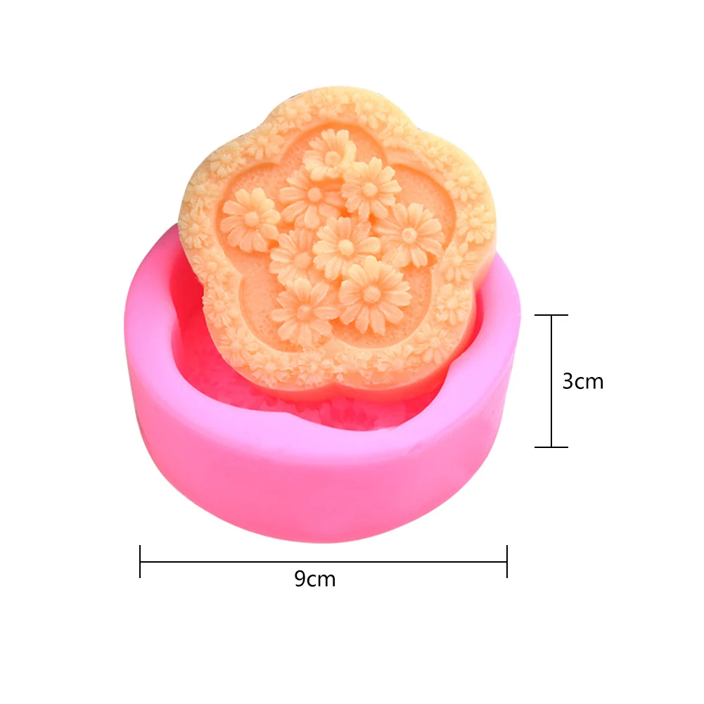 Горячая Распродажа, силиконовая форма для мыла, форма для выпечки кекса, ручная работа, сделай сам, декоративный инструмент для цветов
