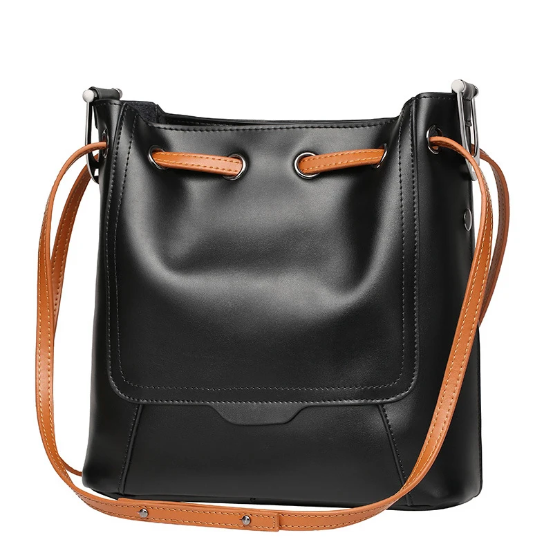 

Luxury handbags women bags designer real genuine leather bucket bag shoulder bag for women messenger bags Retro dollar price 4