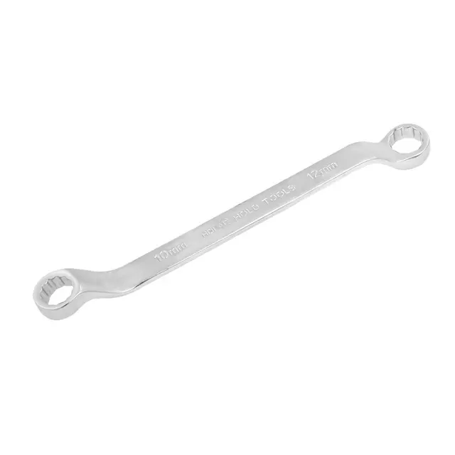 UXCELL Hot Sale Mertic Chrome-vanadium Steel Double Box Ended Ring Wrench 10mm x 12mm