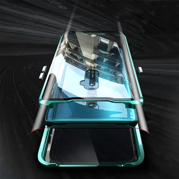 

Original BOBYT Metal Case For OPPO Reno 10x zoom/ Reno/ Reno Z Clear Full Tempered Glass Aluminum Bumper Cover For OPPO Reno Z