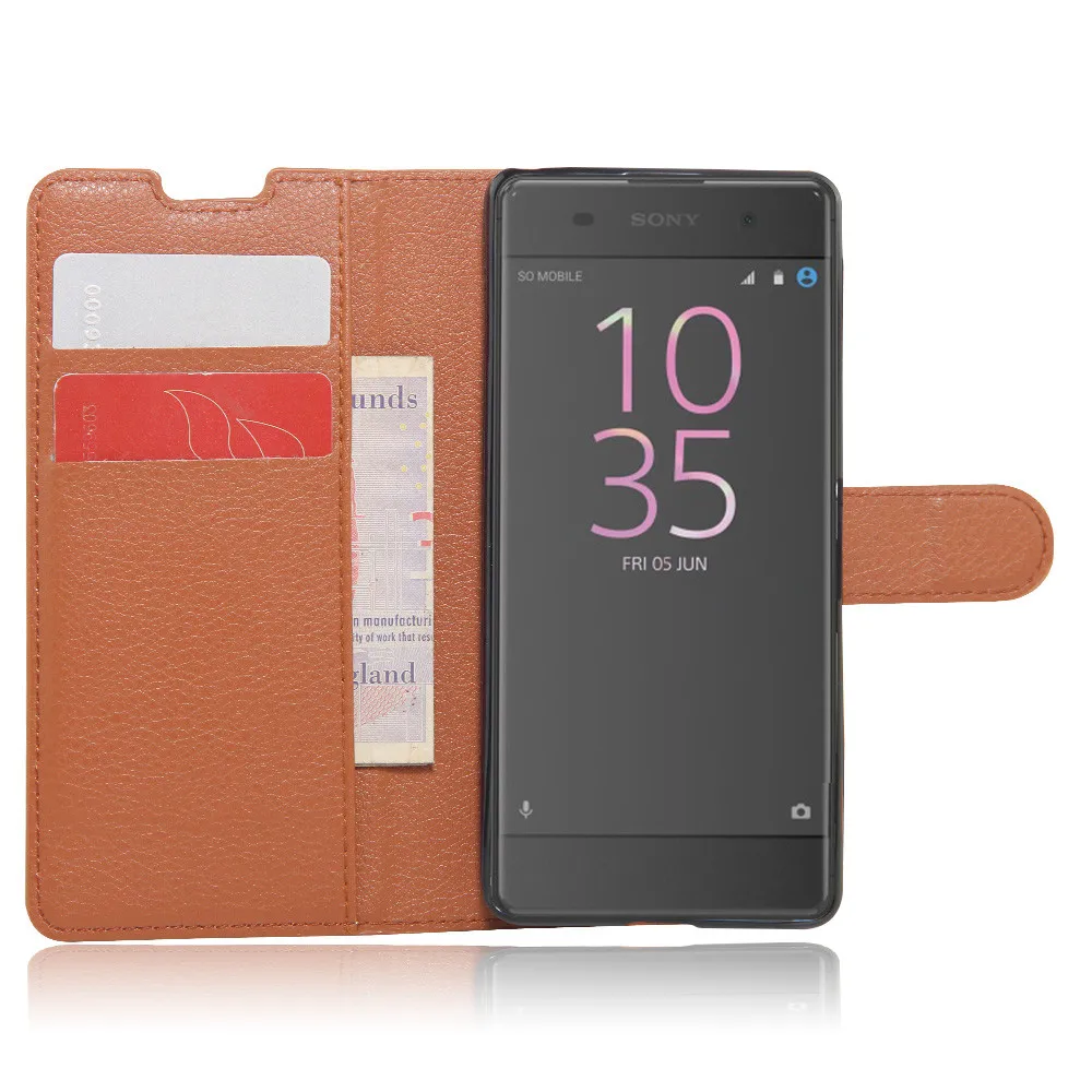 HUDOSSEN для XPERIA XA F3111 телефонные чехлы Capa Магнитный чехол-книжка из искусственной кожи для кожаные чехлы-Обложки сумка для сотового телефона и карт чехол с зажимом для Sony XA
