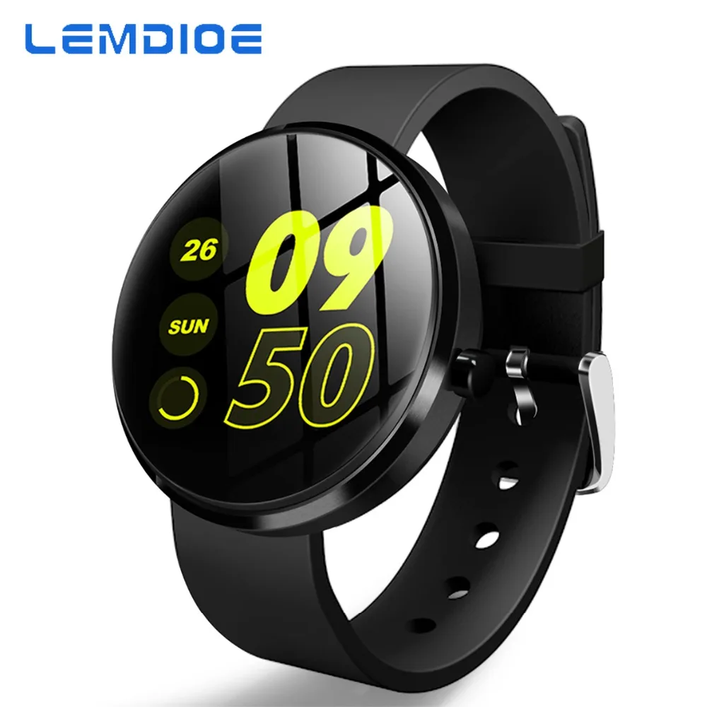 

LEMDIOE Smart Watch men women Smartwatch Android heart rate blood pressure monitor IP68 Waterproof fitness bracelet pedometer