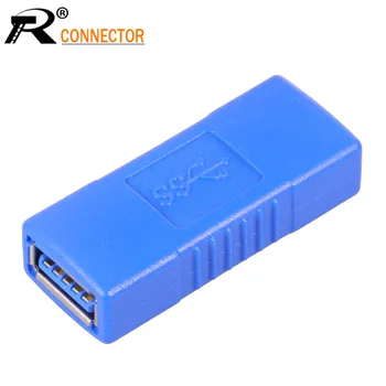 

20pcs USB3.0 A type female TO A Type Female Connector All-inclusive structure built-in full copper plug endometrial copper