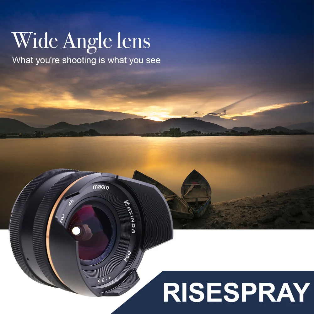 14mm f/3.5 APS C Manual Focus Prime Fixed Camera Lens for Sony E Mount