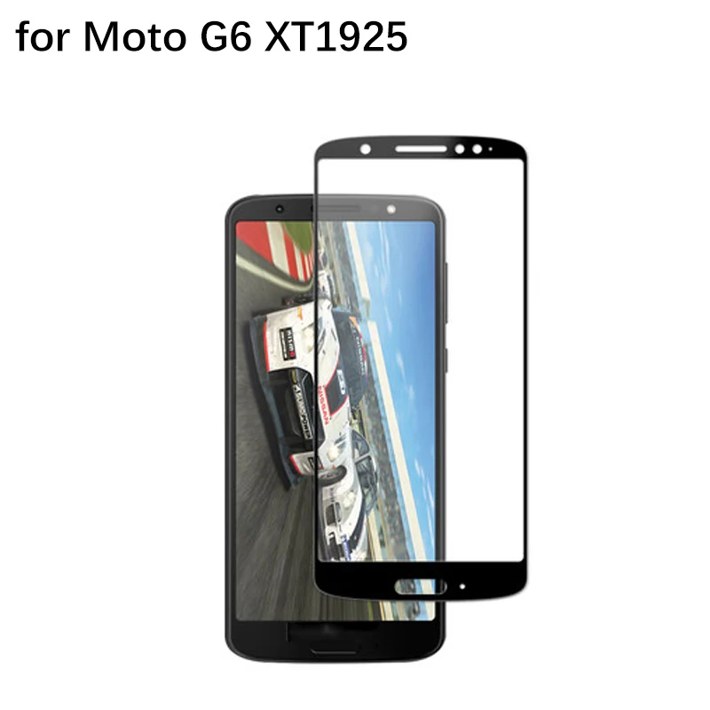 2pcs 9H Full body Cover Screen Protector for Moto G6 XT1925 XT 1925 Coverage Protective Tempered Glass G 6 2018 | Мобильные телефоны
