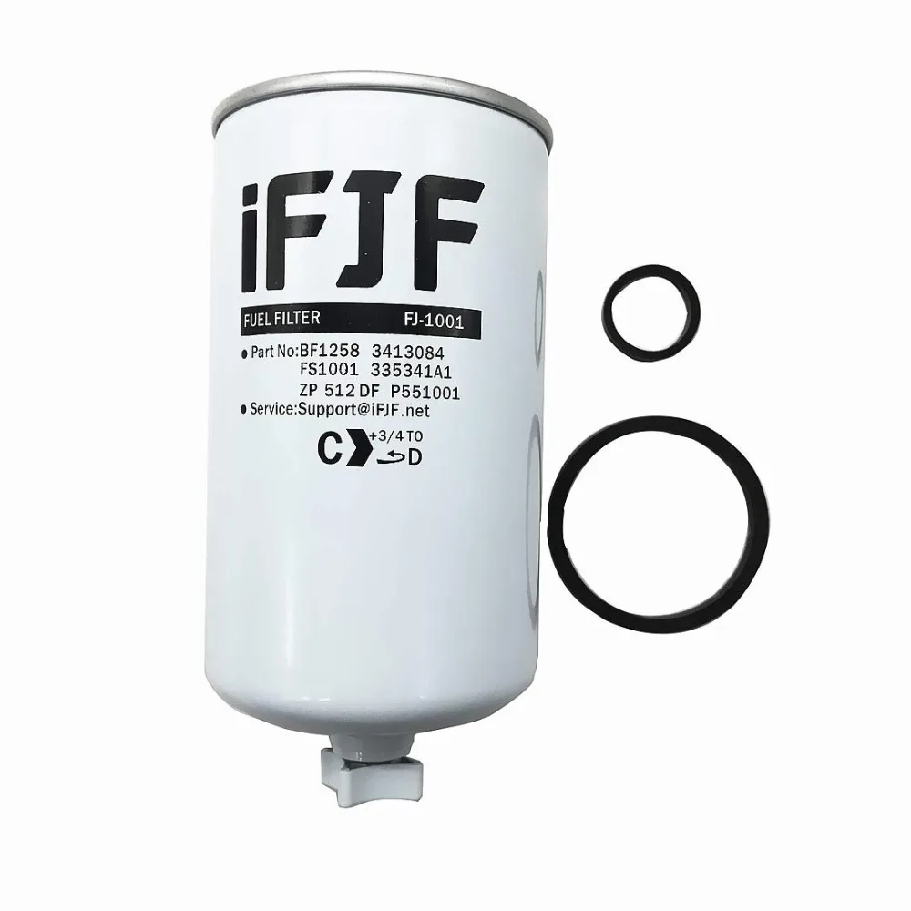 iFJF FS1001 Fuel Filter and Water Separator Combo for HD Titanium Platinum Series Systems Pump Replace Cummins 3413084 iFJF FS1001 Fuel Filter and Water Separator Combo for HD Titanium Platinum Series Systems Pump Replace Cummins 3413084