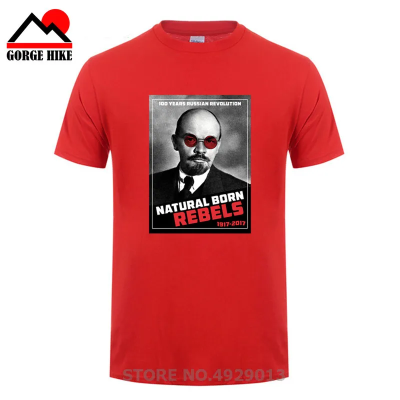 

New CCCP Vladimir Lenin USSR T-Shirt Russian Communist Revolution 100 Years 1917 Poster jurney Print Natural Born Rebels t-shirt