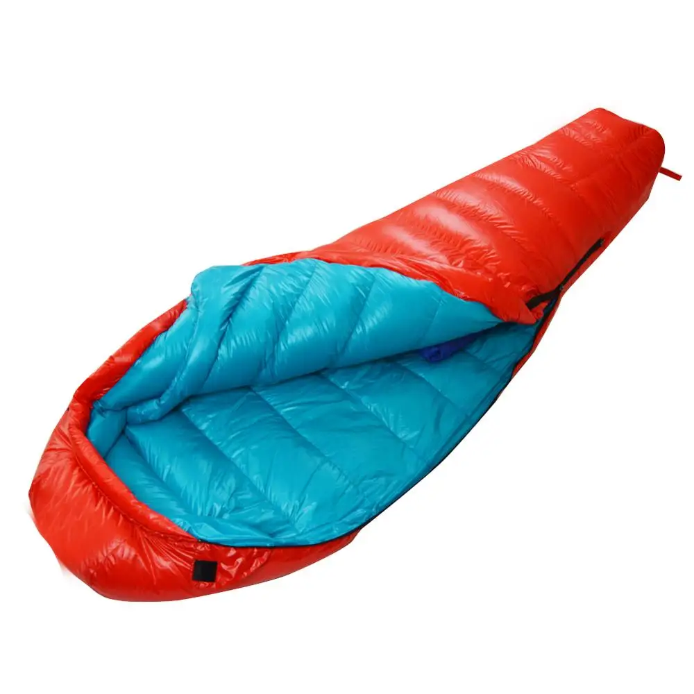 Winter Sleeping Bag Duck Down Filled 400g 600g 800g 1000g Ultralight Tent Sleeping Bag For Outdoor Camping Kiking Backpacking