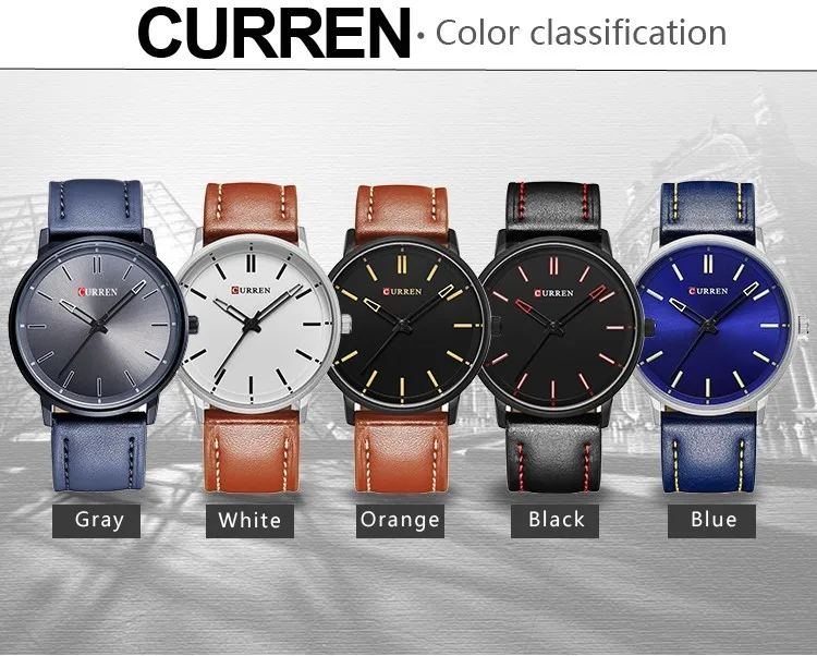 Топ люксовый бренд часы для мужчин Curren кожаный ремешок сетчатый ремешок кварцевые часы ультра тонкий циферблат часы мужские relogio masculino