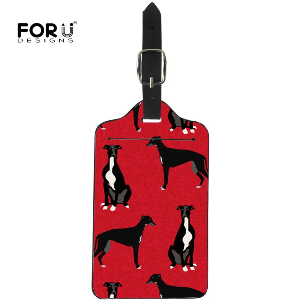 2 Pack Luggage Tags Bichon Frise Handbag Tag For Travel Tags Accessories