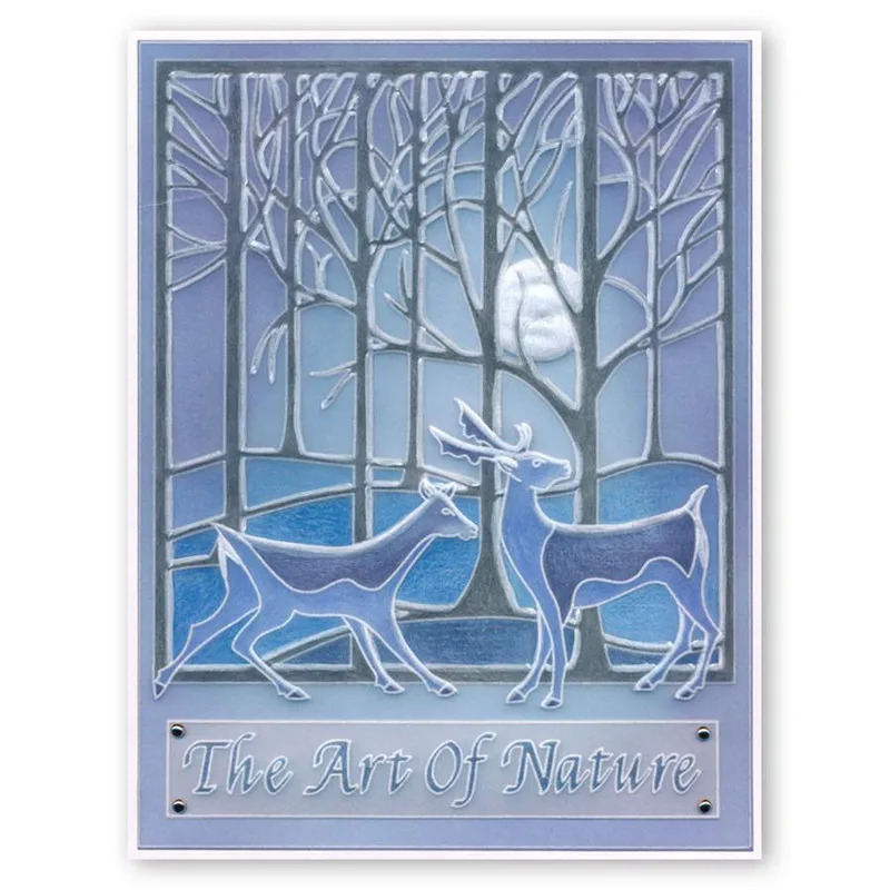 

GJCrafts Woodland Animals Dies Tree Metal Cutting Dies New 2019 for Card Making Scrapbooking Embossing Cuts Stencil Craft Dies