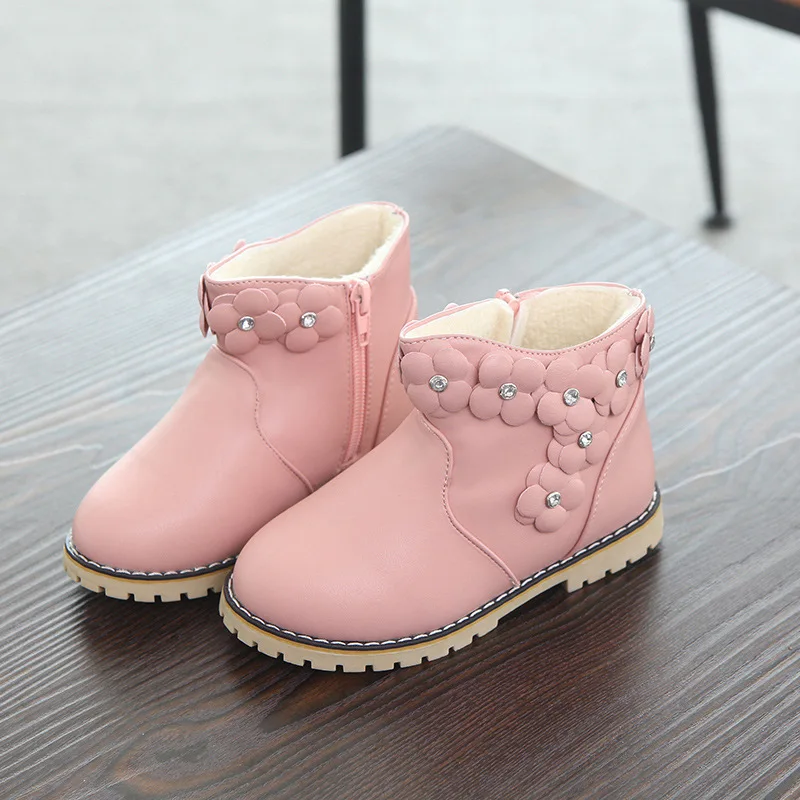 Girls Baby Children Winter Warm Martin Snow Boots For Kids Infant Shoes girls flower Leisure short boot Waterproof Snowboots Girls Baby Children Winter Warm Martin Snow Boots For Kids Infant Shoes girls flower Leisure short boot Waterproof Snowboots