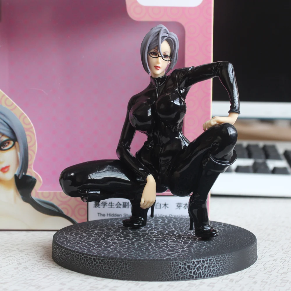 

4 style Anime Girls Kangoku Gakuen / Prison School Sexy Shiraki Meiko Collection Model Figure Toy 15cm