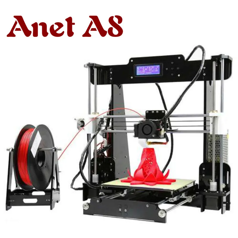 ANET A8 3D-принтеры высокое Разрешение 3D-принтеры DIY 3D-принтеры с Автоматическое выравнивание постели