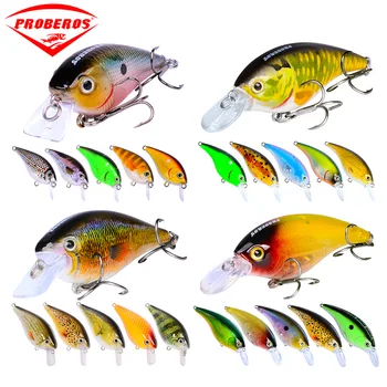 

24PCS Crank Bait Fishing Lures Artificial Bass CrankBait Hard Sea Fishing Tackle