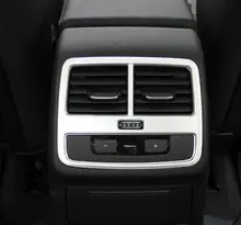 ABS Chrome For Audi A4 b9 2016 2017 Accessories font b Car b font Back Rear