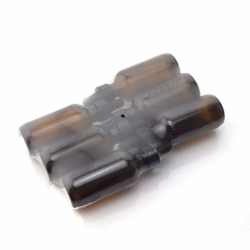 12pcs 2 Oz 60ml Eye Dropper Bottle Empty Refillable Amber Glass With Pipette