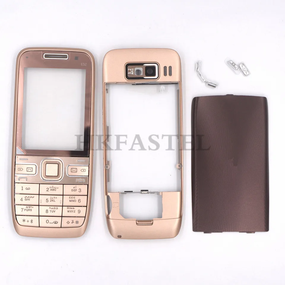  For Nokia E52 Brandnew Full Complete Mobile Phone Housing Cover Case keyboard English Russian Arabi