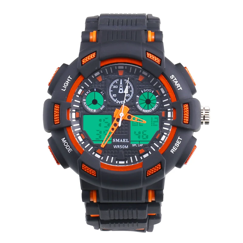 SMAEL Брендовые Часы цифровые часы relojes para hombre мужские кварцевые Relogio Masculino военные
