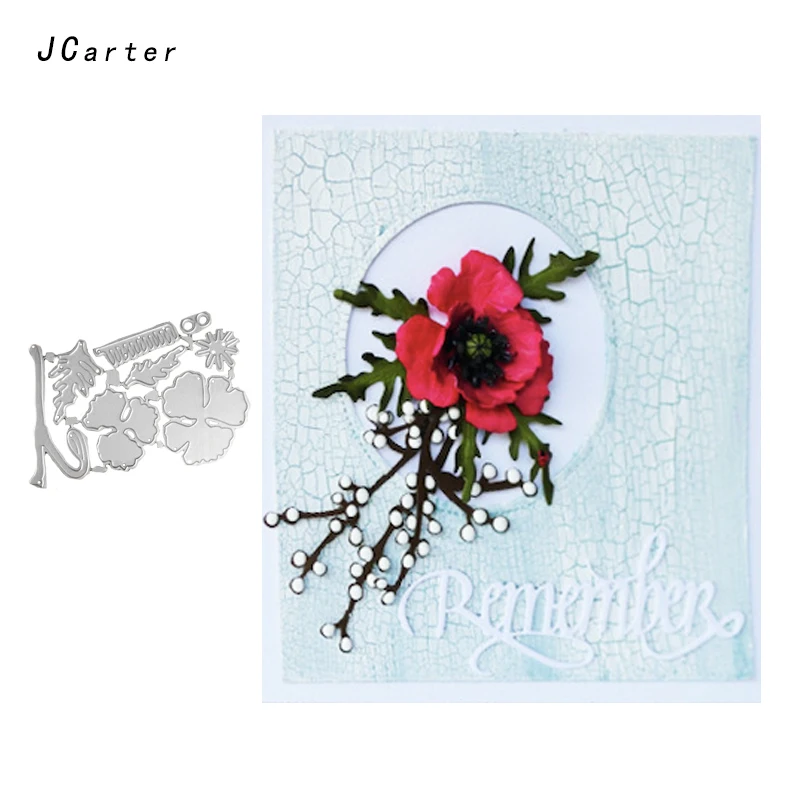 

JC 2019 New Metal Cutting Dies Craft Cut Die Plum Blossom Flowers Stencil Scrapbook DIY Handmade Album Paper Cards Decor Dies