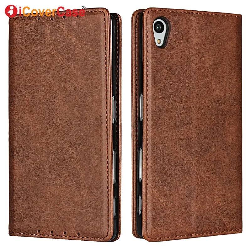 

Magnetic Cases For Sony Xperia Z5 Leather Wallet Soft Cover Mobile Phone Accessory For Sony E6683 E6653 Flip Case Coque Etui