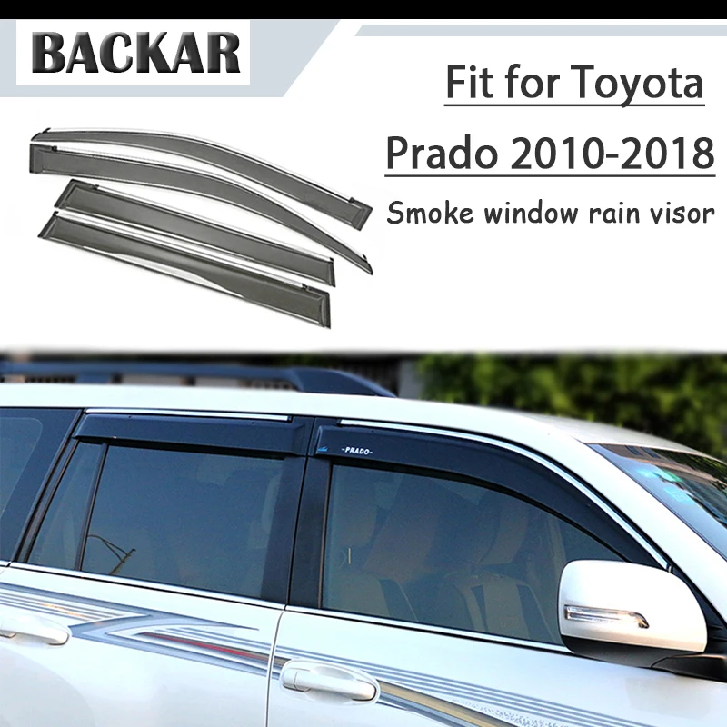 4 шт. дефлектор ветрового стекла для Toyota Prado J150 2010 2011 2012 2013 2014 2015 2016 2017 2018 |