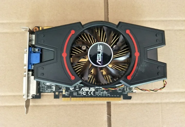 video card in computer Used, original ASUS GTS450 1024M DDR3,100% tested good. latest gpu for pc