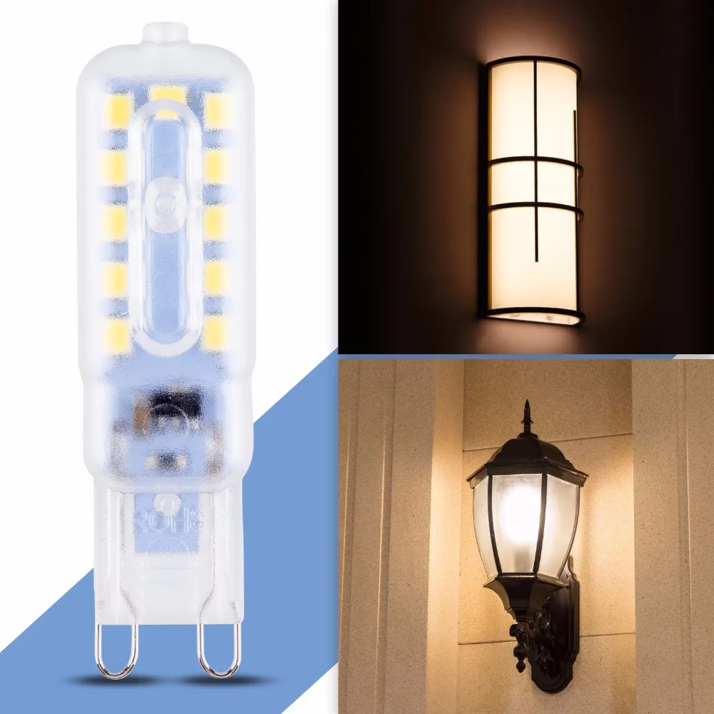 

Halogen LED Bulb G9 LED Lamp 220V Mini Corn Lamp 2835 Spotlight For Chandelier Replace 3W LED Light Bulb G9 5W Lights For Home