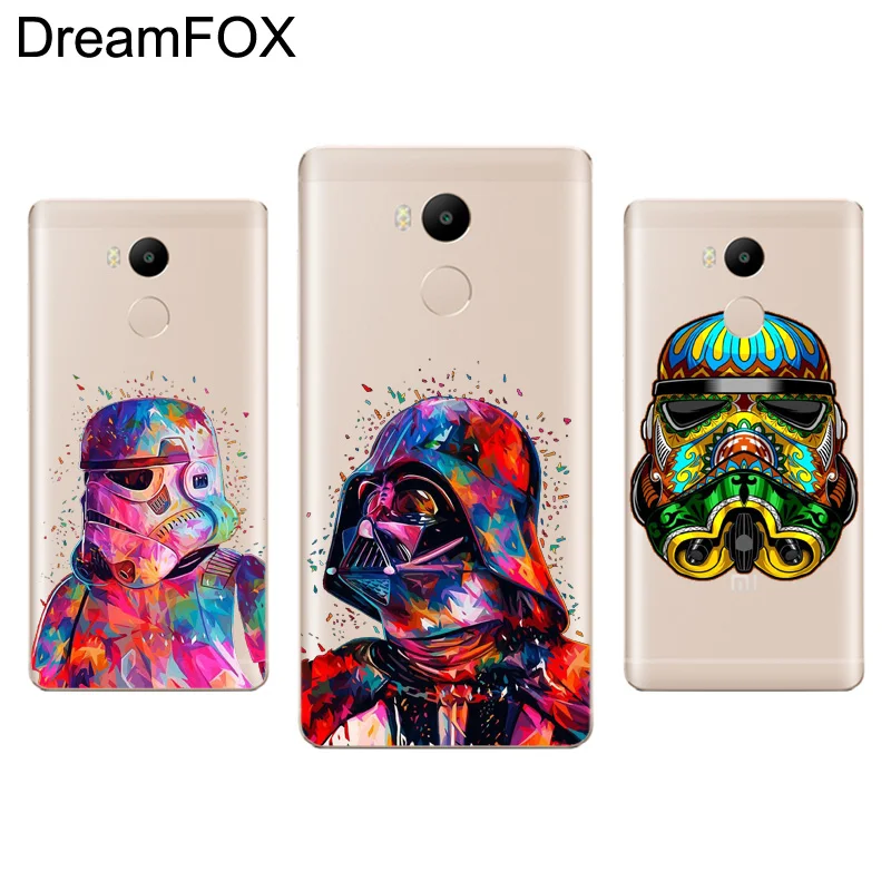 

DREAMFOX L090 Star Wars Soft TPU Silicone Case Cover For Xiaomi Redmi Note 3 4 5 Plus 3S 4A 4X 5A Pro Global