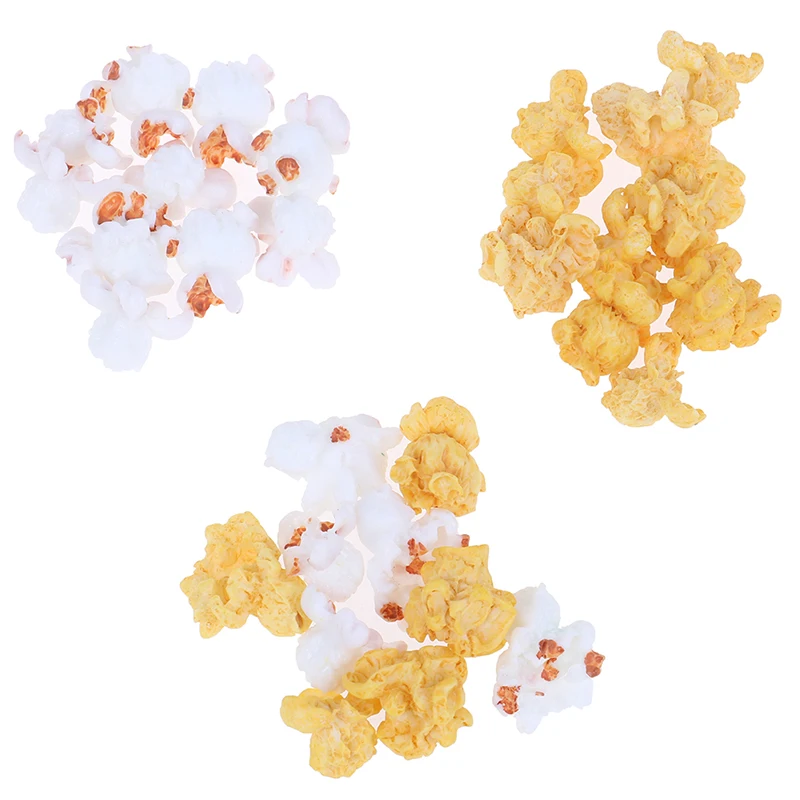 10Pcs/Lot Charms Popcorn Grain Slime Accessories Beads Making Supplies With Drawstring Pouch For DIY Crafts | Игрушки и хобби