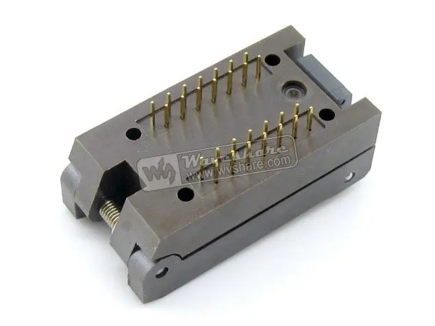 FP-28-1.27-07 SOP28 SO28 SOIC28 Enplas IC Test Burn-In Socket Programming Adapter 7.9mm Width 1.27mm Pitch