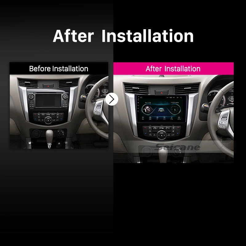 Excellent Seicane Android 8.1 Car Radio Multimedia Player For Nissan Navara 2011 2012 2013 2014 2015 2016 2din GPS Navigation Support OBD2 5