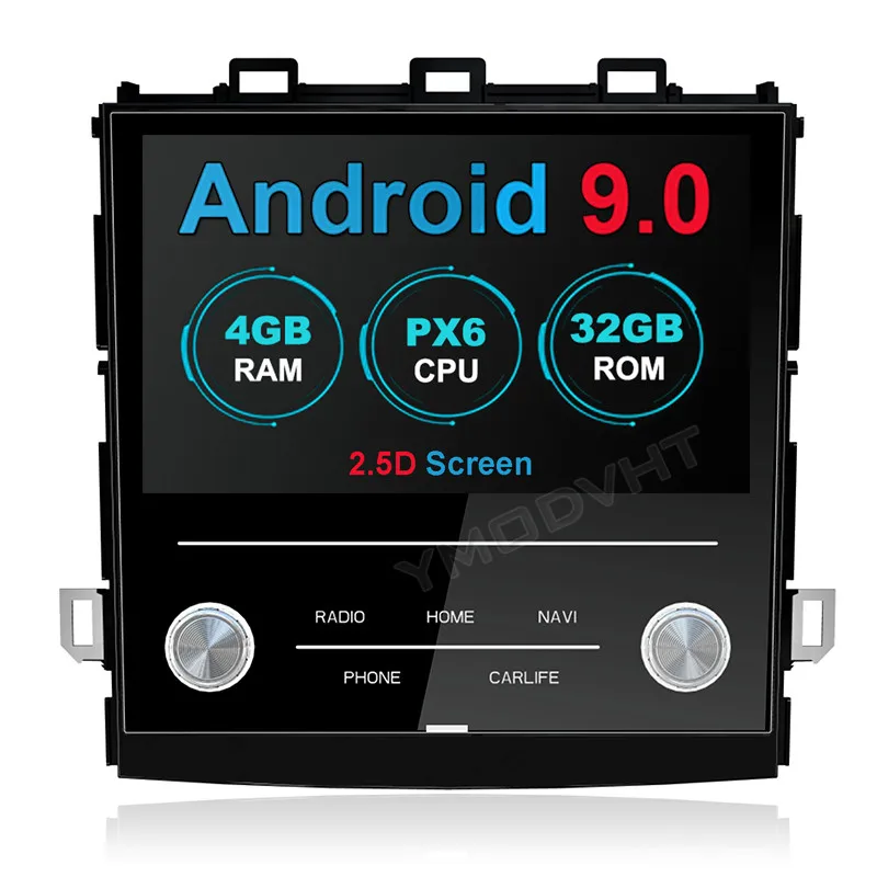 YMODVHT 2.5D 8 дюймов 4 Гб+ 64 ГБ Android 9,0 Автомобильный DVD Радио для Subaru XV Forester gps навигация Мультимедиа