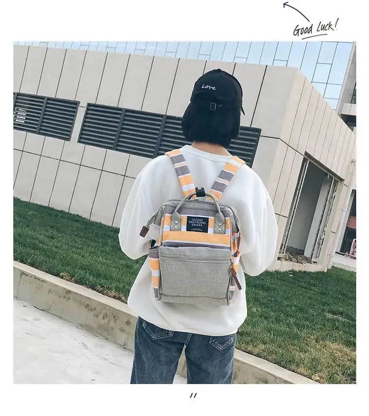 MVK корейский стиль девушки холст школьный рюкзак для женщин Дамы школьный рюкзак мода девушка дорожные сумки пакет женский рюкзак