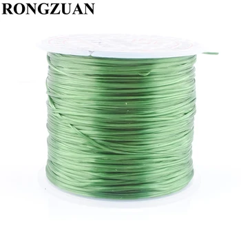 

Free Shipping Green Stretch Elastic Bead Cord Thread String 45m for Jewelry making TH3004