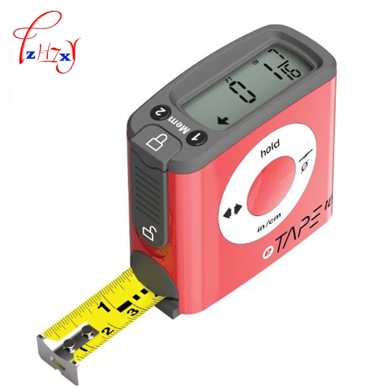 

Tape Measure mini Liquid crystal display (LCD)Precise digital display Tape Measure red color Tape Measurement Range 5M 1PC