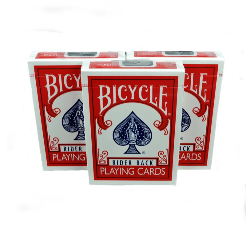 

Bicycle Poker Playing Cards Deck Rider Back Free Shipping Card Magic Tricks Toys Flipper Fan