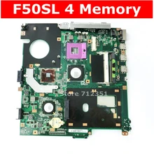 Материнская плата F50SL REV: 2,1 Для ASUS X61S F50S F50SL материнская плата для ноутбука F50SL материнская плата F50SL тест 100% ОК