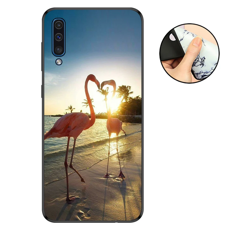 For Capa Samsung A50 Case Back Cover Black sFor Samsung Galaxy A50 Case 2019 Soft Silicone Case A 50 A505 A505F Protector Marble