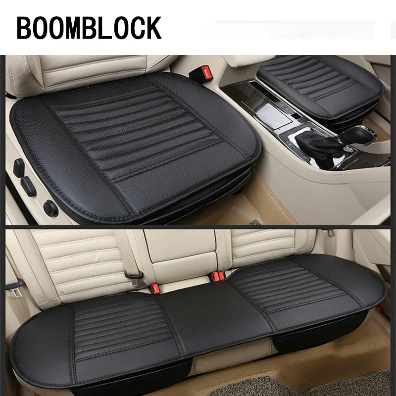 

Pu Leather Non-rollding up Pads Bamboo-carbon Car Seat Covers For Volvo Mazda Honda Kia Peugeot Alfo Romeo Hyundai Subaru Lada