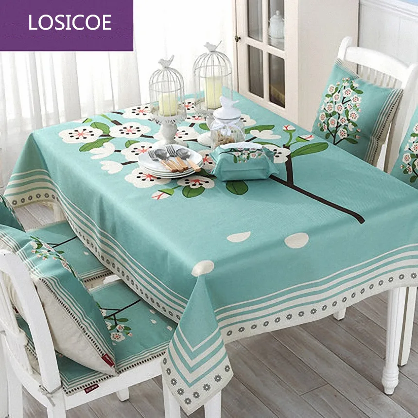 Elegant Dining Tables Accessories table centerpiece Elegant Blue Pastoral Dining Table Cloth Pillow Cushion Tables And Chairs Bundle Chair Cover Rustic Lace Elegant Dining Tables Accessories accessories for dining room uk Elegant Blue Pastoral Dining Table Cloth Pillow Cushion Tables And Chairs Bundle Chair Cover Rustic Lace