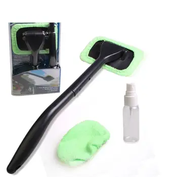 

1Pcs Detachable Window Brush Microfiber Wiper Cleaner Cleaning Brush With Cloth Pad Car Auto Cleaner Cleaning Tool