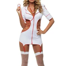 Женский сексуальный костюм медсестры костюмы на Хэллоуин для стриптиза Эротическое белье женский сексуальный костюм нижнее белье доктор униформа игры