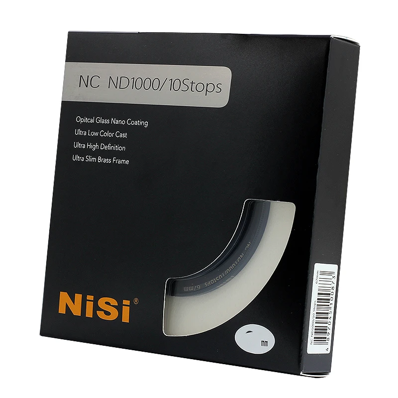 Nano do nd Neutra do nc 40.5 da Lente 3.0 da Densidade Nd1000 do Silm de Nisi 10-pare para o Tamanho Filtro Multi-revestido 72mm 58mm 55mm 52 95mm 82mm 77mm - Image 4