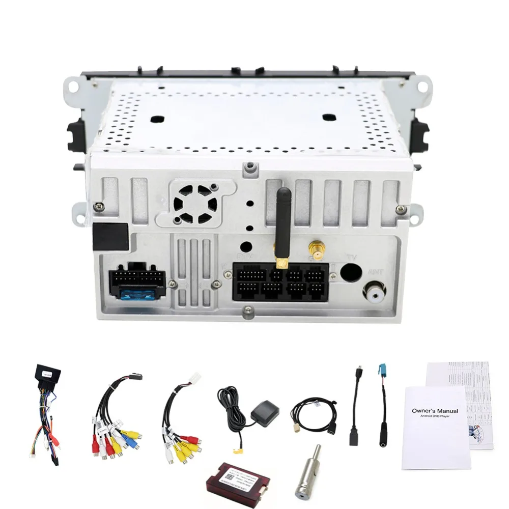 2 din Android 7.1 Quad Core Car DVD Player GPS Navi for Ford Focus Mondeo Galaxy with Audio Radio Stereo Head Unit Free Canbus