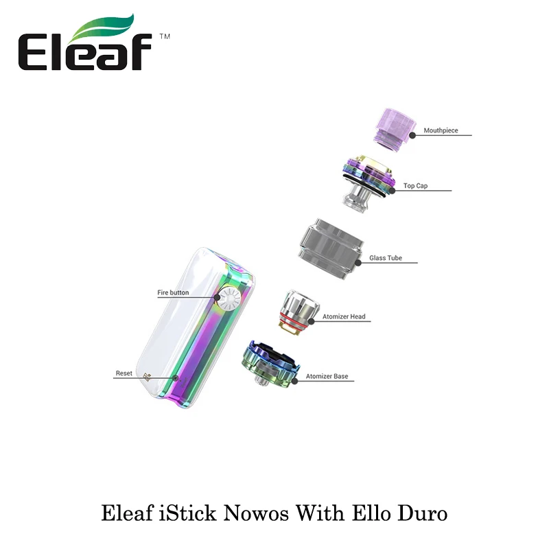 Электронные сигареты 80 Вт Eleaf Istick Nowos 4400 мАч батарея Элло дюро Subohm бак 6 5 мл емкость
