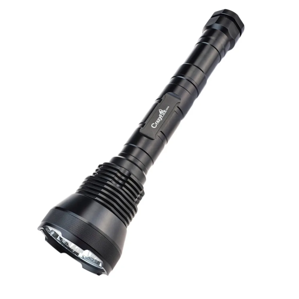 Светильник-вспышка CrazyFire 13800lm светодиодный светильник-Вспышка 12* Cree XML T6 охотничий/походный светильник 18650 перезаряжаемый аккумулятор