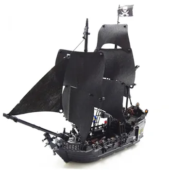 

804 pcs Pirates of the Caribbean The Black Pearl Pirate Ship Model set Building Compatible Kits bricks Toys for 4184