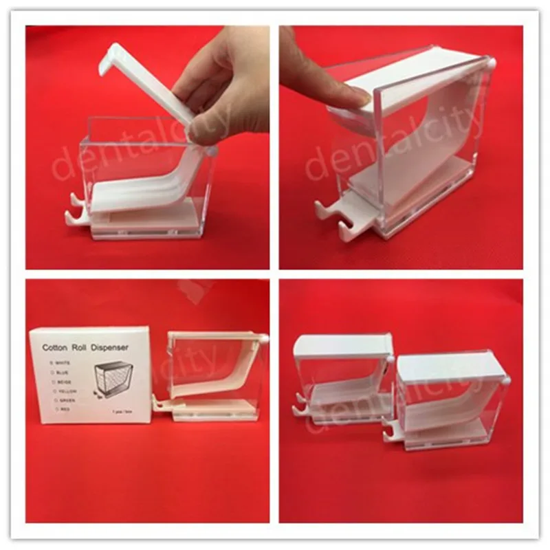 Стоматологические продукты Коробка для хранения стоматолог устройство подачи ватных валиков держатель ящика Тип