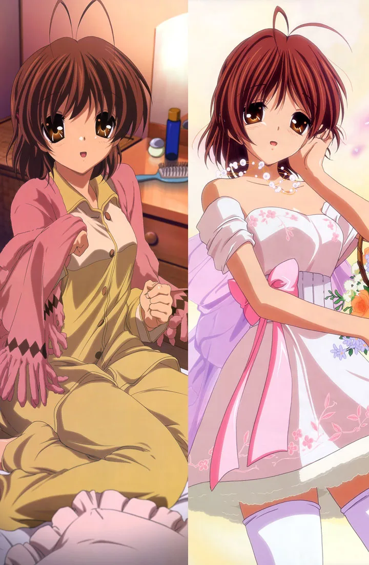 2018 July Япония аниме Кланнад сексуальная девушка персонажи Furukawa Nagisa Dakimakura тела